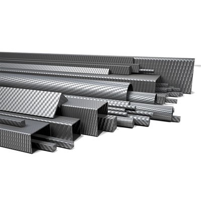 Rettangolo in fibra di carbonio